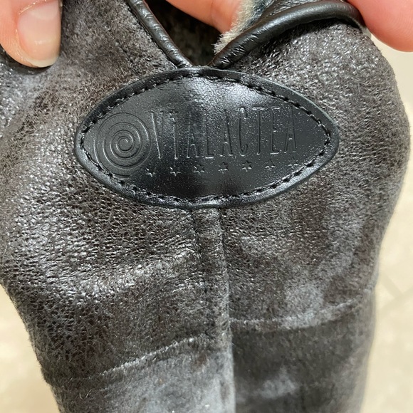 NWOT Via Lactea  Italian Tall Boots Rain and Snow Size 9 - Picture 9 of 9